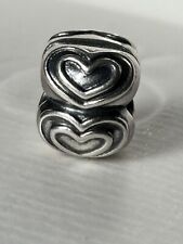 Pandora double heart for sale  CWMBRAN