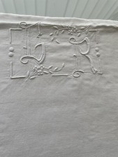 Drap coton monogramme d'occasion  Carry-le-Rouet