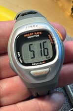 Timex Ironman Easy Trainer T5G951 Monitor de Frequência Cardíaca Relógio Indiglo Nova Bateria! comprar usado  Enviando para Brazil