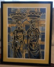 African artwork framed for sale  LONDON