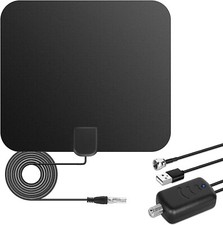 Antena de TV digital HD amplificada antena HDTV ultrafina canais Freeview comprar usado  Enviando para Brazil