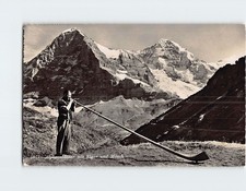 Postcard alphorn players for sale  Almond