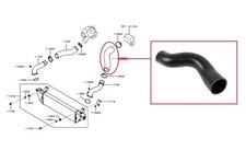 MANGUEIRA INTERCOOLER TURBO ENTRADA DE AR MITSUBISHI L200 PICK UP KL1T/KL2T 2.4D 15+ comprar usado  Enviando para Brazil