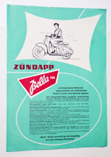 Werbeblatt zündapp bella gebraucht kaufen  Neugersdorf