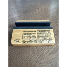 Suporte de receita de cozinha de madeira com mesa de conversão líquida e seca - Medidas comprar usado Suporte de receita de cozinha de madeira com mesa de conversão líquida e seca - Medidas comprar usado  Enviando para Brazil