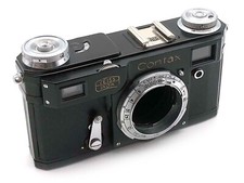 Cópia soviética do Arsenal da câmera Contax II Zeiss Ikon PRETA CORPO EXCELENTE., usado comprar usado  Enviando para Brazil