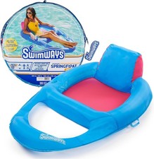 Espreguiçadeira reclinável SwimWays Spring Float com porta-copo e assento de malha – flutuador adulto comprar usado  Enviando para Brazil