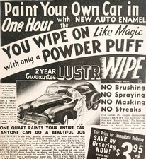 1948 lustr wipe for sale  Cambridge