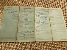 Log book 1950s for sale  ANDOVER