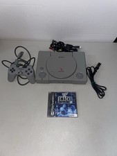 Consola Sony PlayStation PS1 Sistema de Videojuegos con Juego y Mando Probado segunda mano  Embacar hacia Mexico