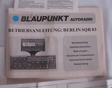 Blaupunkt autoradio berlin d'occasion  Expédié en Belgium