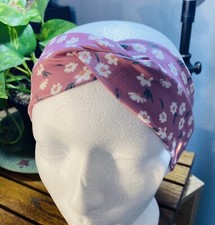 Faixa de cabeça, turbante macio e elástico, acessório de cabelo feminino comprar usado  Enviando para Brazil