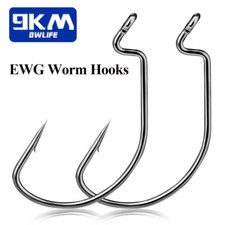 25~100 peças ganchos de minhoca EWG versáteis ganchos de plástico macio água doce robalo água salgada comprar usado  Enviando para Brazil