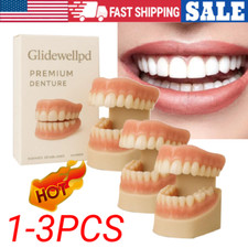 Usado, 1-3X Dentadura Glidewellpd Premium Silicone Smileasego Premium Boca Cheia comprar usado  Enviando para Brazil