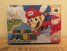 Super Mario 64 caixa somente com manual e inserções autêntico N64 (Nintendo 64, 1996) comprar usado  Enviando para Brazil