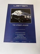 Original lister jaguar for sale  WIGAN