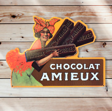 Tôle publicitaire chocolat d'occasion  Brantôme