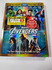 THE AVENGERS -3D + BLU RAY + DVD + DIGITAL COPY + MUSIC 4-DISC  Like New D19 comprar usado  Enviando para Brazil