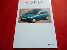 OPEL Corsa B Eco Swing Joy Sport GSi 16V Prospekt Brochure Depliant Folleto 1994 comprar usado  Enviando para Brazil