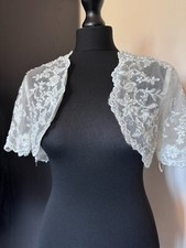 Beaded lace wedding for sale  BASILDON