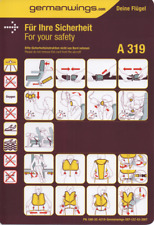 Safety card germanwings gebraucht kaufen  Hamburg