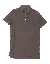 Camisa polo masculina ABERCROMBIE & FITCH cinza média algodão GT07 comprar usado  Enviando para Brazil