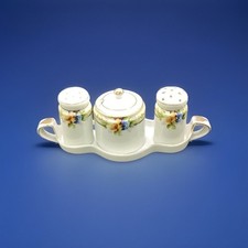 Usado, Conjunto de Condimentos de Porcelana Vintage Noritake -Feito no Japão, Pintado à Mão -Lindo! comprar usado  Enviando para Brazil