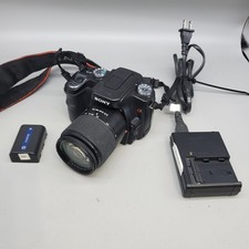 Câmera Digital SLR Sony Alpha DSLR-A100 10.2MP com Lente DT 18-70mm Testada Funciona comprar usado  Enviando para Brazil