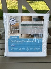 Usado, Caixa Linenspa Spring Encasement Queen, completa com proteção 360 com zíper comprar usado  Enviando para Brazil
