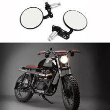 Espelhos Covex redondos universais para guidão de espelho de barra de motocicleta Cafe Racer comprar usado  Enviando para Brazil