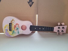 Guitarra Disney Princess infantil 20" rosa: Ariel, Bella, Rapunzel, usado comprar usado  Enviando para Brazil