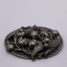 Spilla floreale vintage usato  Spedire a Italy