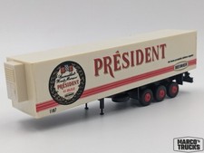 Reboque refrigerado Roskopf 3 eixos „Camembert President Besnier“ 1:87 /RS280, usado comprar usado  Enviando para Brazil