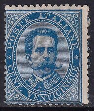 ITALIA 1879-82 Umberto I 25c Deep Blue SG 34 MH/* (CV £950) segunda mano  Embacar hacia Mexico