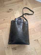 Gucci black leather for sale  BRAMPTON