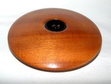 Vintage JAPONÊS Esculpido à Mão DISCO VOADOR 8" Vaso de Madeira Sapo de Metal por HOUSHANG comprar usado  Enviando para Brazil