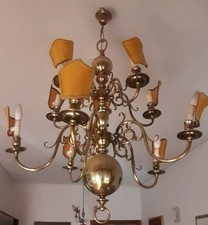 Antico lampadario ottone usato Antico lampadario ottone usato  Roma