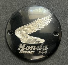 HONDA DREAM 250 MOTOCICLETA VINTAGE TAMPA LATERAL TANQUE DE GASOLINA EMBLEMA EMBLEMA comprar usado  Enviando para Brazil