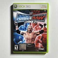 WWE Smackdown Vs Raw 2007 (Microsoft Xbox 360, 2006) Sem Manual e Testado! comprar usado  Enviando para Brazil