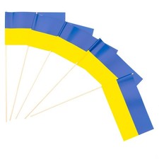 Papierfähnchen blau gelb gebraucht kaufen  Krefeld