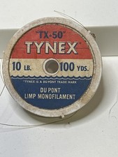 Linha de pesca vintage Du Pont Tynex TX-50 10 lb 100 jardas monofilamento de náilon transparente comprar usado Linha de pesca vintage Du Pont Tynex TX-50 10 lb 100 jardas monofilamento de náilon transparente comprar usado  Enviando para Brazil