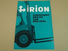 Prospekt irion dfg15s gebraucht kaufen  Merseburg