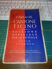 Rara carta geografica usato  Oliveto Lario