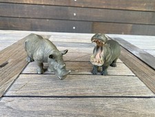 Schleich nashorn nilpferd gebraucht kaufen  Tübingen