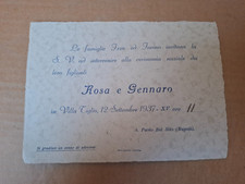 biglietto invito nozze usato biglietto invito nozze usato Casandrino