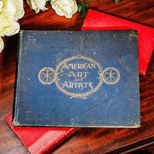 Amazing American Art and Artists Antique Victorian Illustrated Book Reference segunda mano  Embacar hacia Mexico