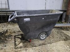 Rubbermaid rubble cart for sale  DUNMOW