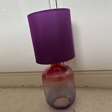 Purple bedside lamp for sale  SOUTHAMPTON