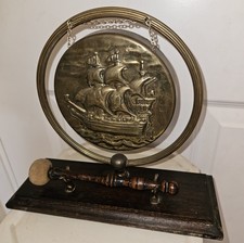 Antique brass ship for sale  BASINGSTOKE