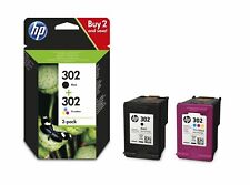 UNBOXED HP 302 Black & Colour Ink Cartridges (X4D37AE) - FREE UK DELIVERY! comprar usado  Enviando para Brazil